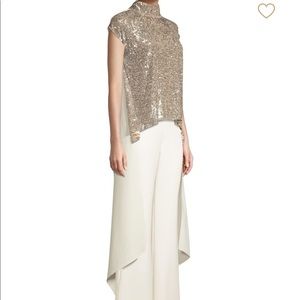 Sequin High-low tunic .